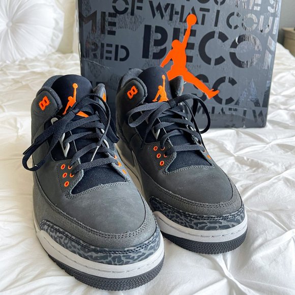 Air Jordan 3 “Fear” Retro - Sz 13 Sneakers CT8532-080 - Picture 3 of 12